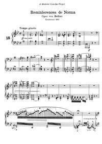 Réminiscences de Norma de Bellini - Franz Liszt